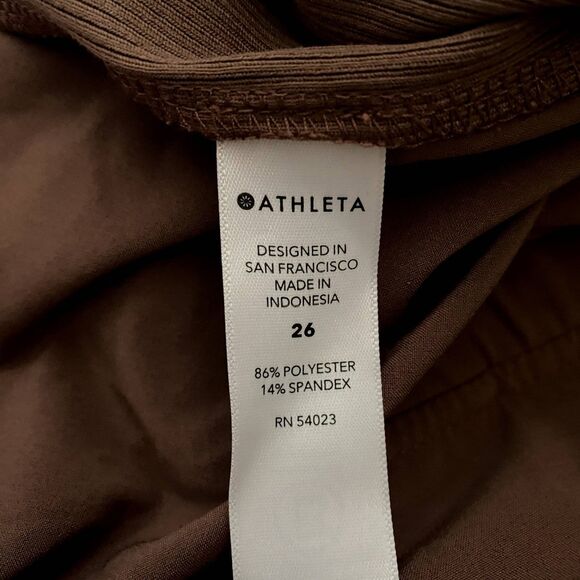 Athleta Brooklyn Ankle Pant Mid Rise Hearth Rose Athleisure Plus Size 26 - Picture 8 of 9